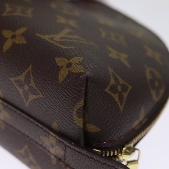 LOUIS VUITTON Monogram Trousse Demi Ronde Cosmetic Pouch M47520 LV Auth 74112 - Picture 16 of 16